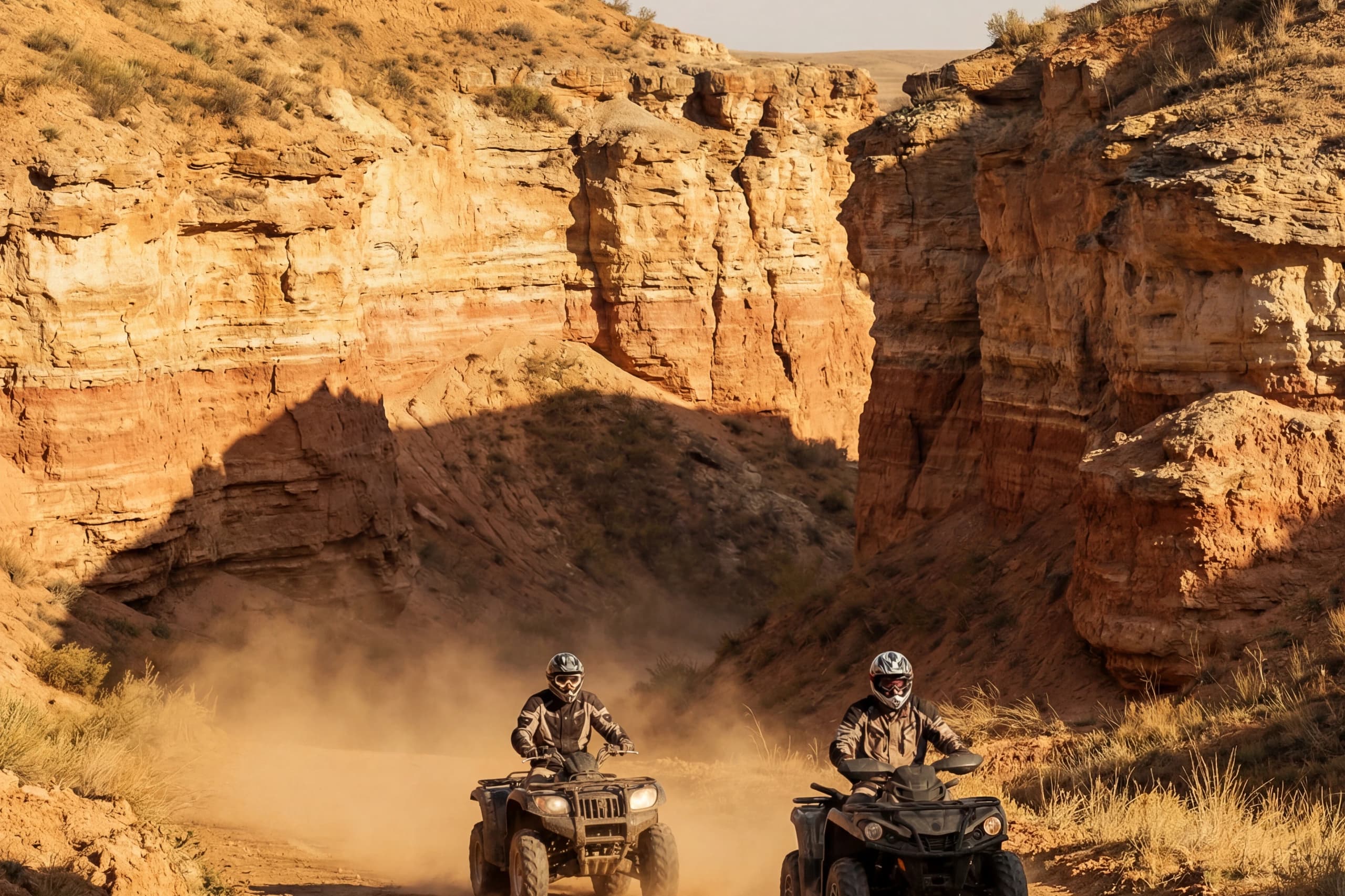 Квадроциклы по степи