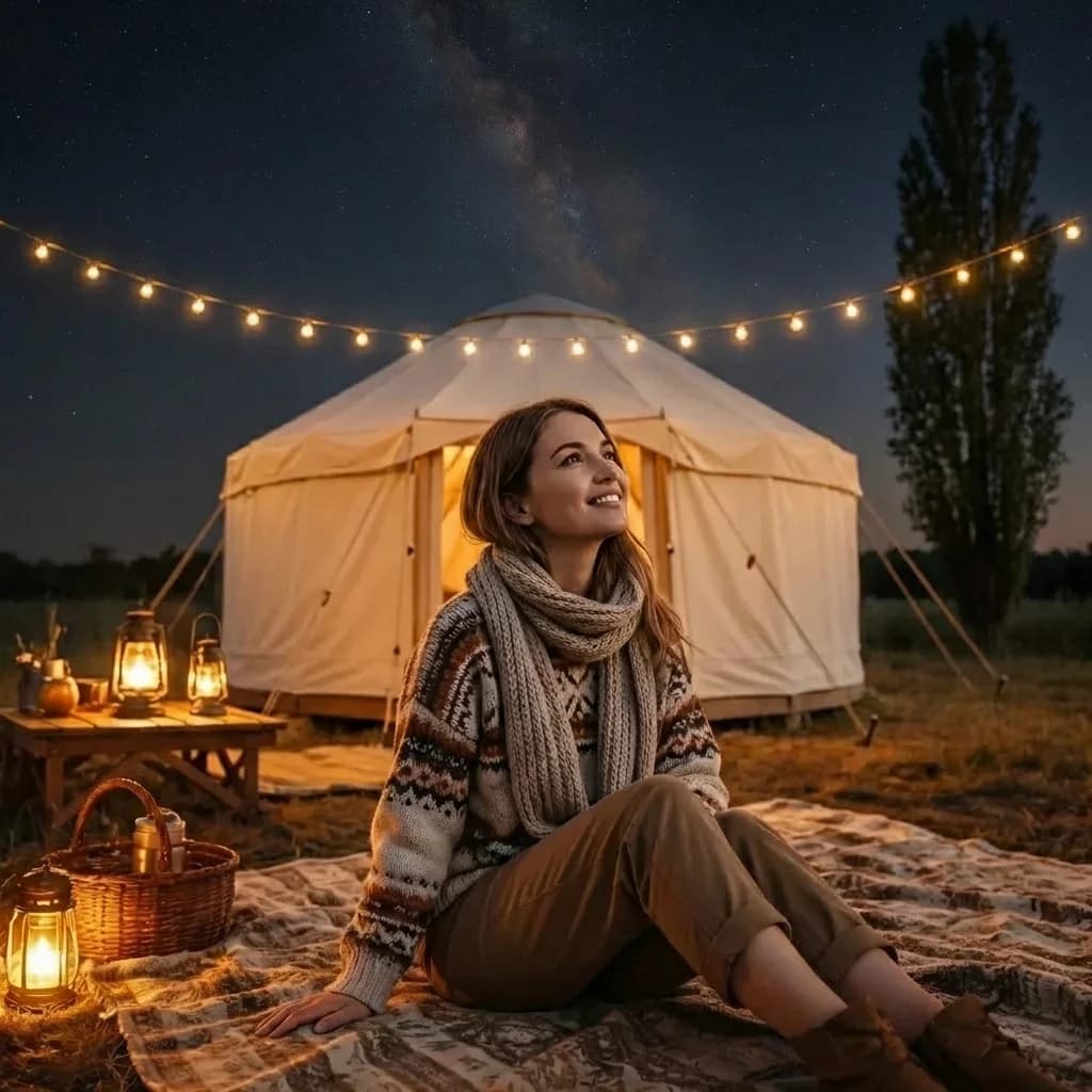 Глэмпинг-кибитка