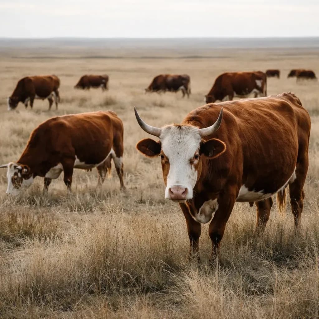 Калмыцкая порода крупного рогатого скота