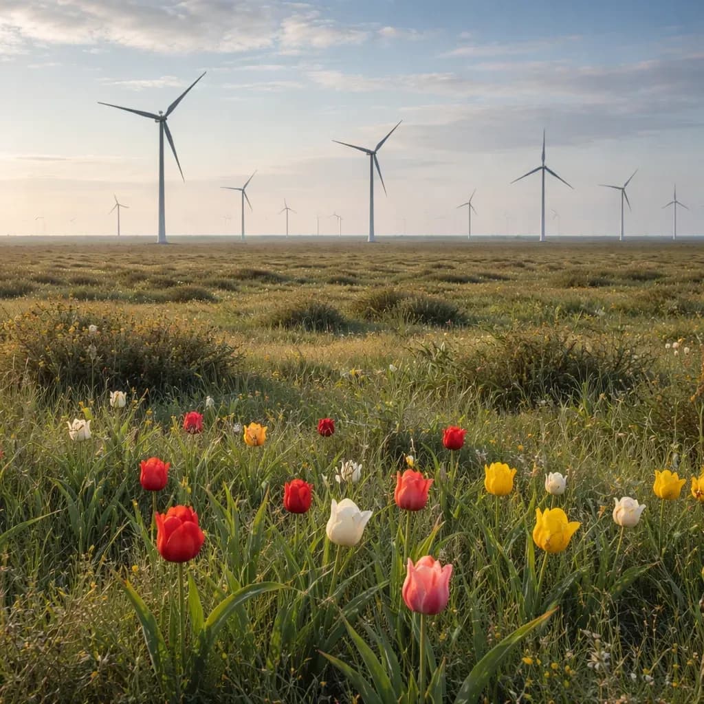 Ветроэлектростанции в калмыцкой степи
