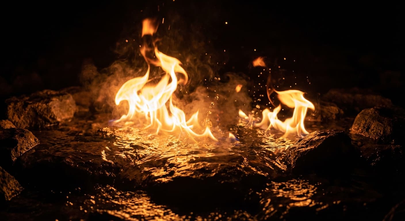 Горящий источник